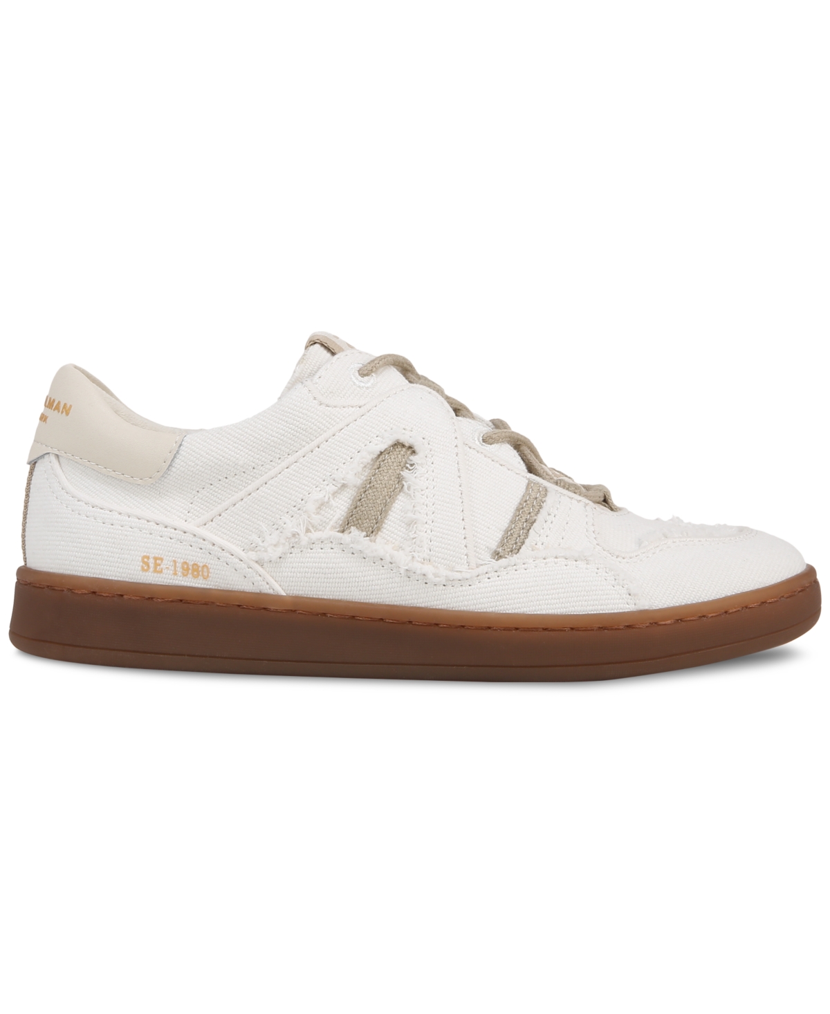 Sam Edelman Women's Jayne Vintage Lace-Up Jogger Sneakers -Stone Grey