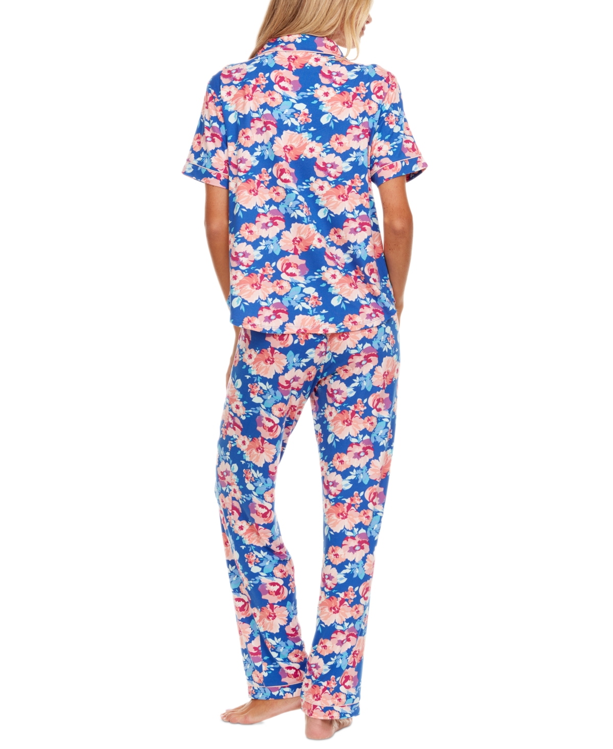 Flora by Flora Nikrooz Women's 2-Pc. Gabriella Printed Pajamas Set