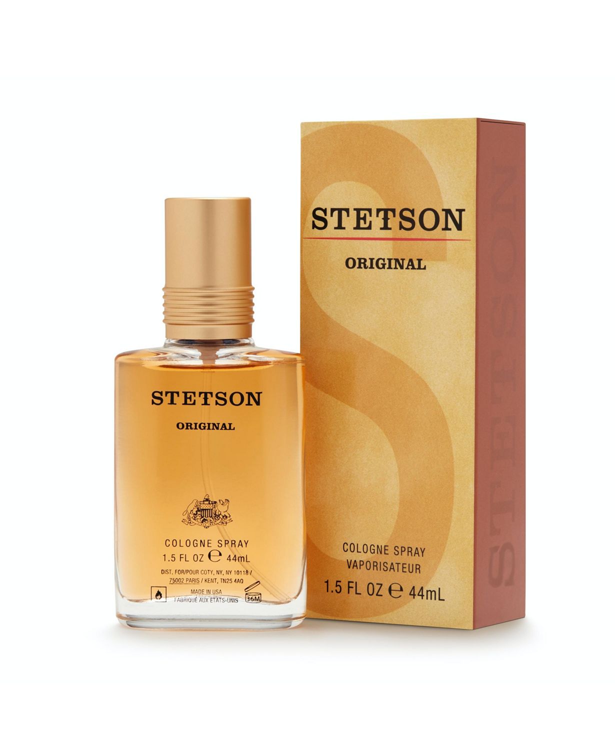 Stetson Original by - Cologne for Men - Classic, Woody and Masculine Aroma with Fragrance Notes of Citrus, Patchouli, and Tonka Bean - 1.5 Fl Oz