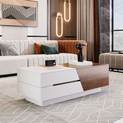 Extendable Coffee Table with Storage