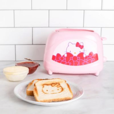 Hello Kitty Two-Slice Toaster- Toasts Your Favorite Kitty On Your Toast