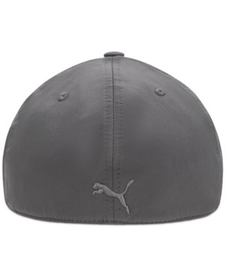 Men's Alloy Solid Color Cat Logo Stretch Fit Cap