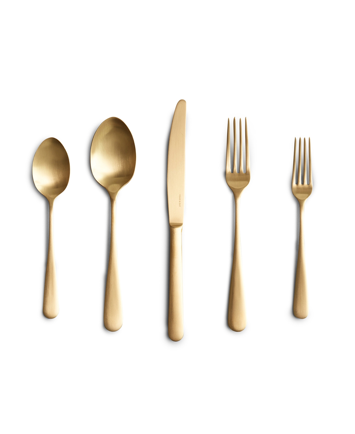 Year & Day 20-pc. Flatware Set, Service For 4 In Matte Gold