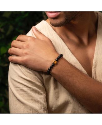 Men's Infinite Potential - Onyx Tiger's Eye Bracelet