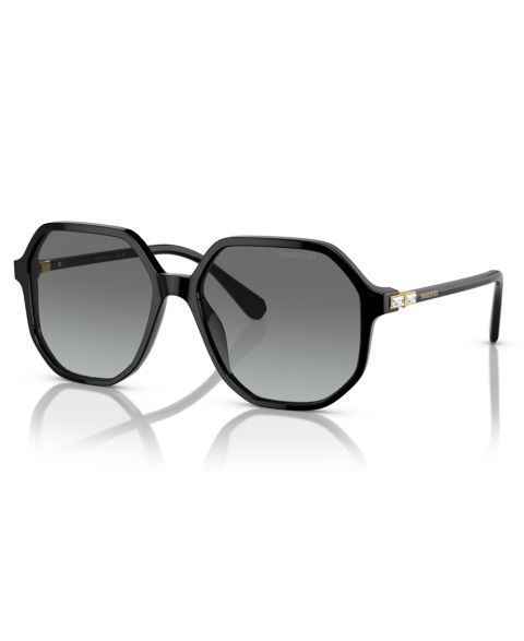 Женские солнцезащитные очки Swarovski Sunglasses, Gradient SK6003, цвет: Чёрный