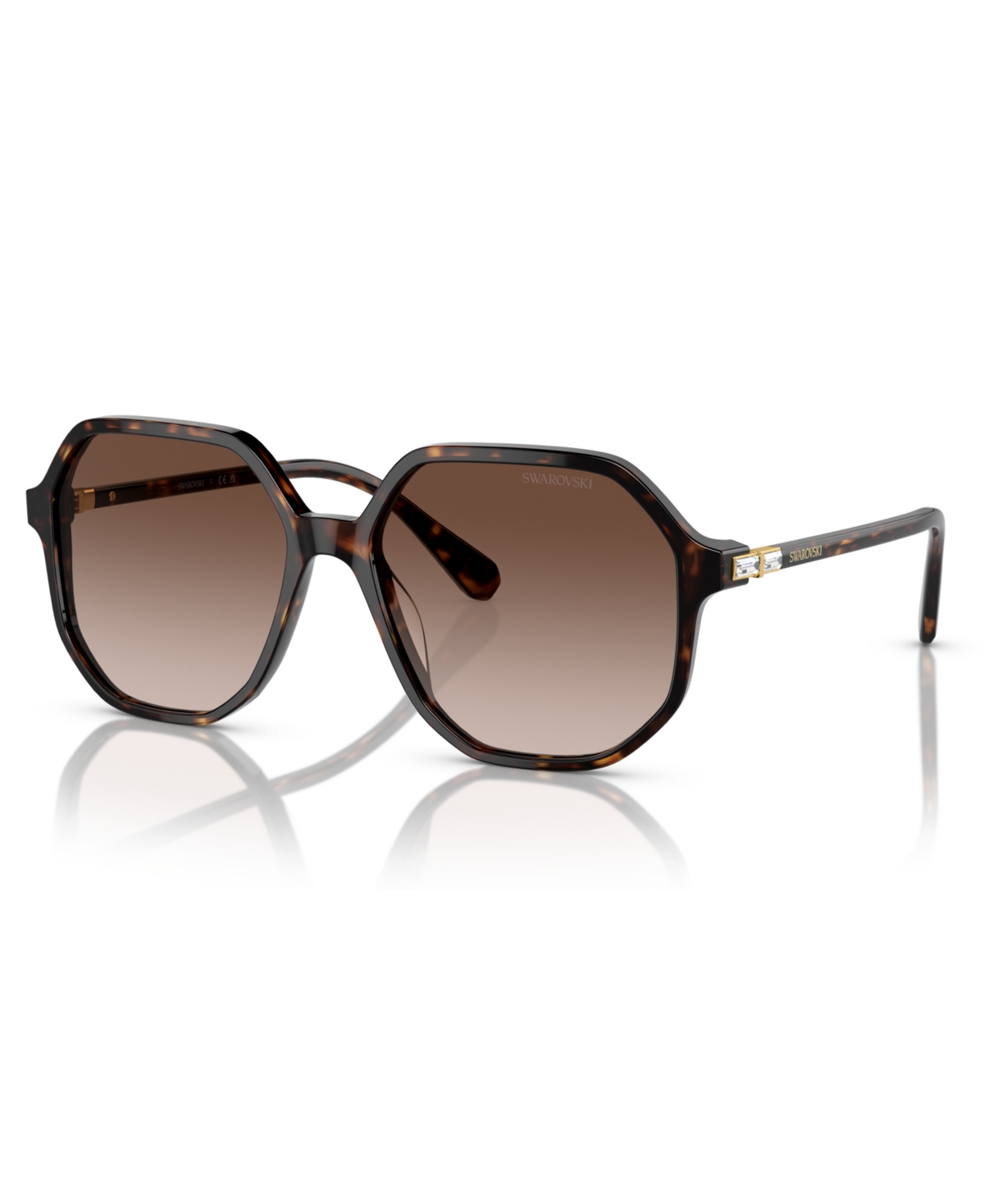 Swarovski Women's Sunglasses, Gradient Sk6003 In Brown
