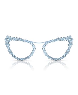 Women's Gradient Sunglasses with Crystals clip-on, SK7011