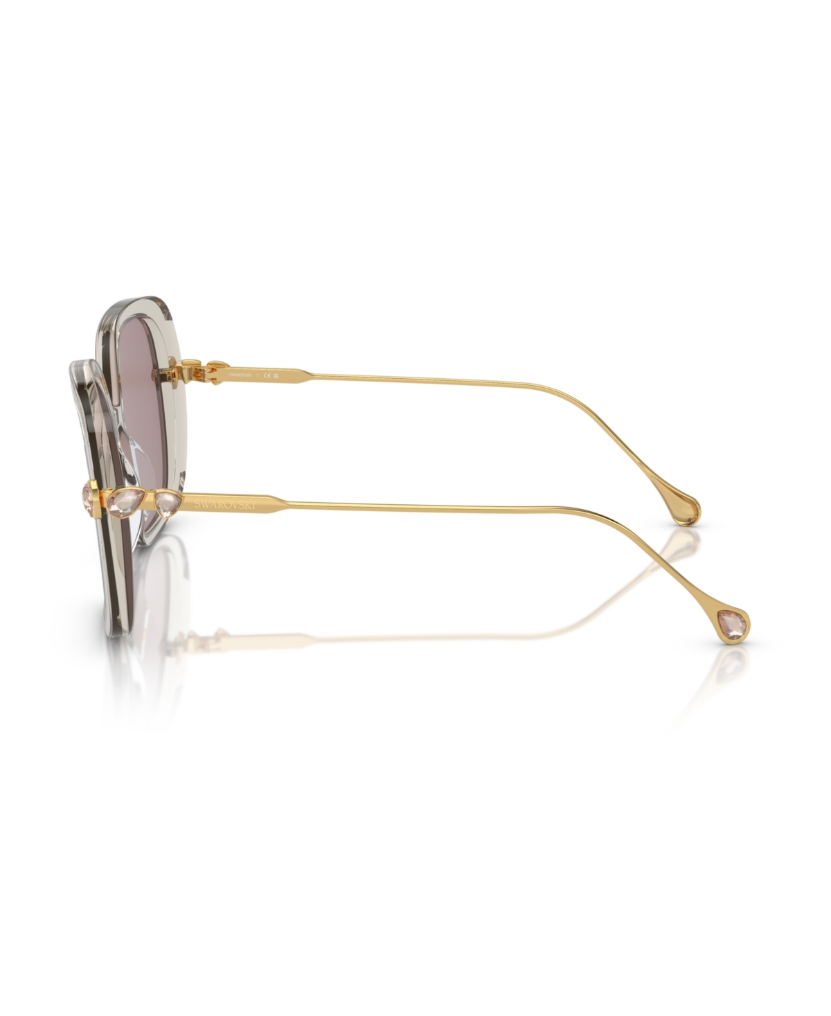 Swarovski Women's Low Bridge Fit Sunglasses Sk6011f