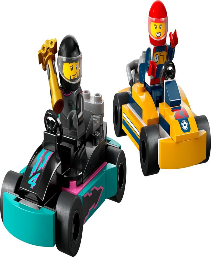LEGO® City 60400 Great Vehicles Go-Karts and Race Drivers Toy Building ...