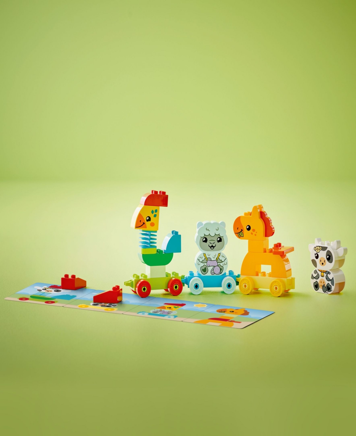 Shop Lego Duplo 10412 Animal Train Toy Building Set In Multicolor