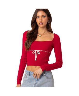 Natasha Knit Top - Blush Stripe