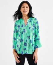 Macy's petite 2025 dressy tops