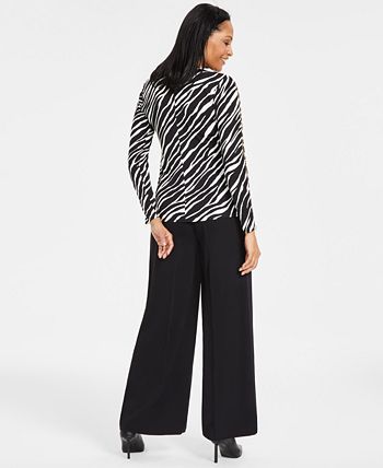 Macy's inc best sale wide leg pants