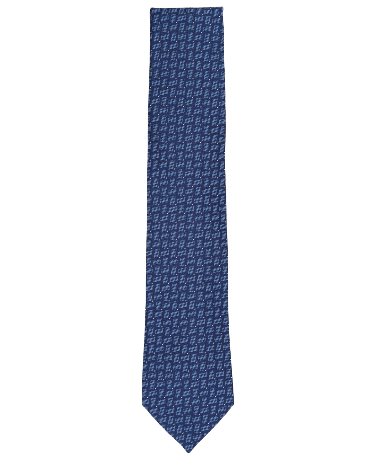 Shop Michael Kors Men's Holmes Geo-print Tie In Navy