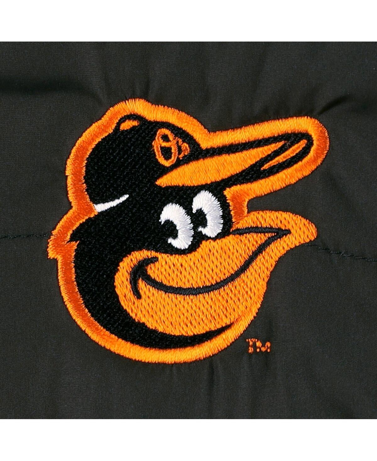 DUNBROOKE MEN'S DUNBROOKE HEATHER BLACK BALTIMORE ORIOLES EXPLORER FULL-ZIP JACKET 