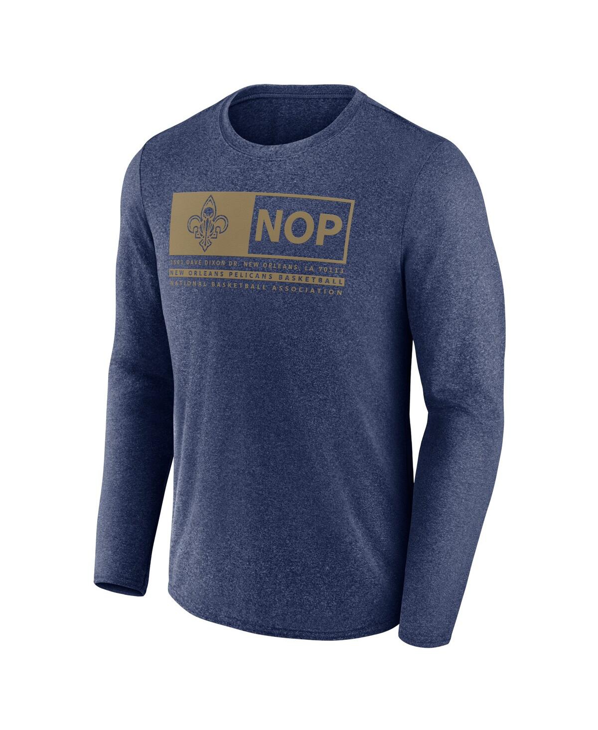 Men's FanaticsNew Orleans Pelicans Three-Point Play T-shirt - Heather Navy