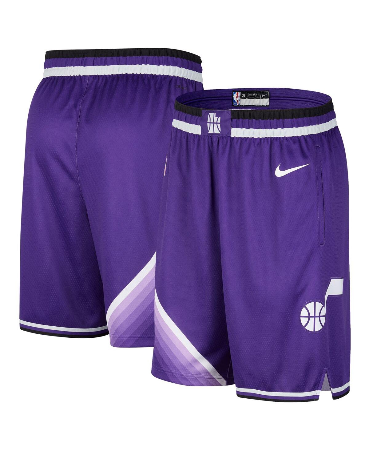 Shop Nike Men's  Purple Utah Jazz 2023/24 City Edition Swingman Shorts