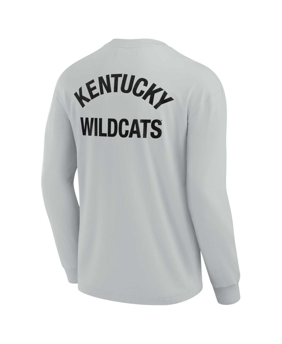 Men's and Women's Fanatics SignatureKentucky Wildcats Super Soft Long Sleeve T-shirt - Gray