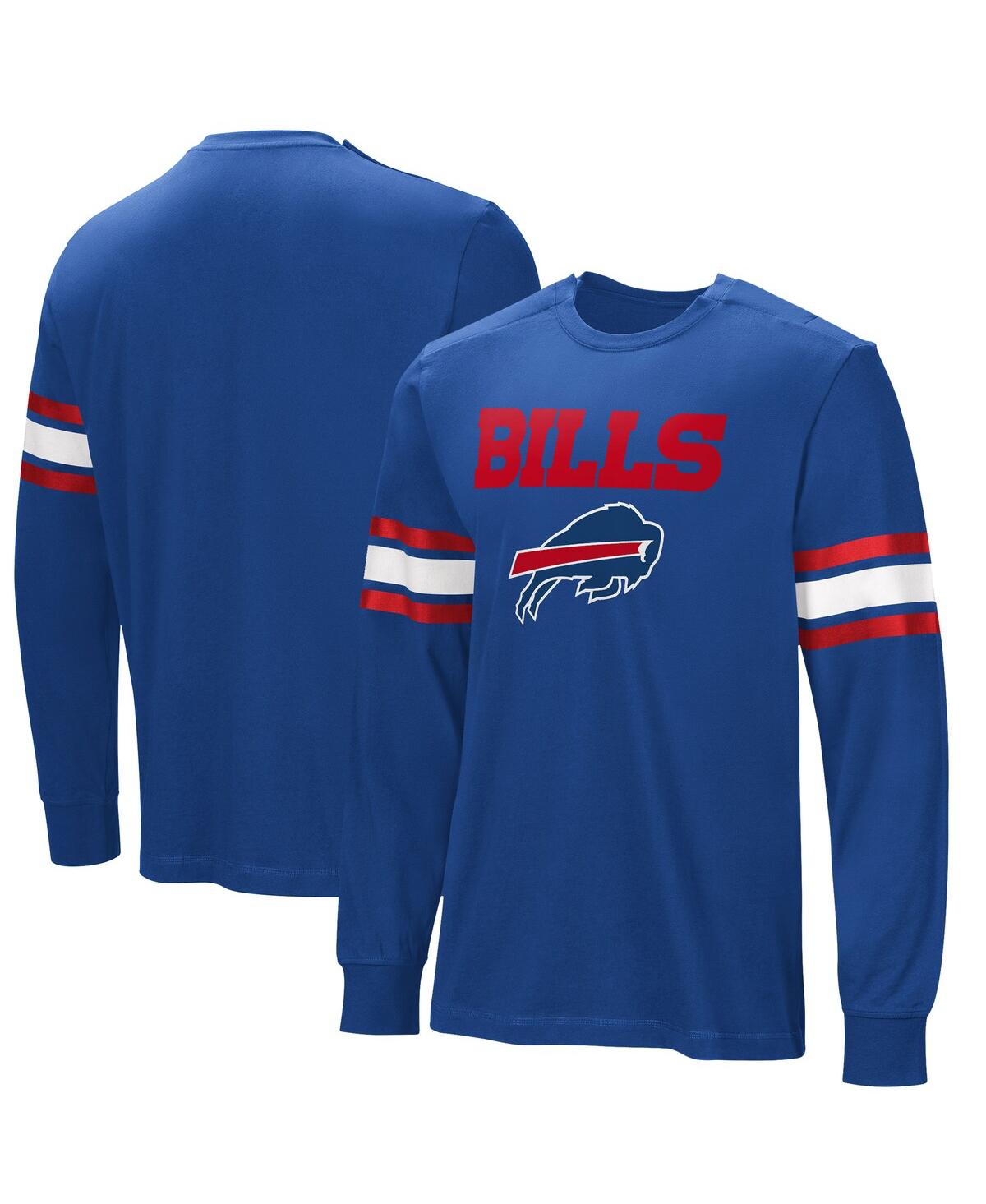 Men's Royal Buffalo Bills Hands Off Long Sleeve Adaptive T-shirt - Royal