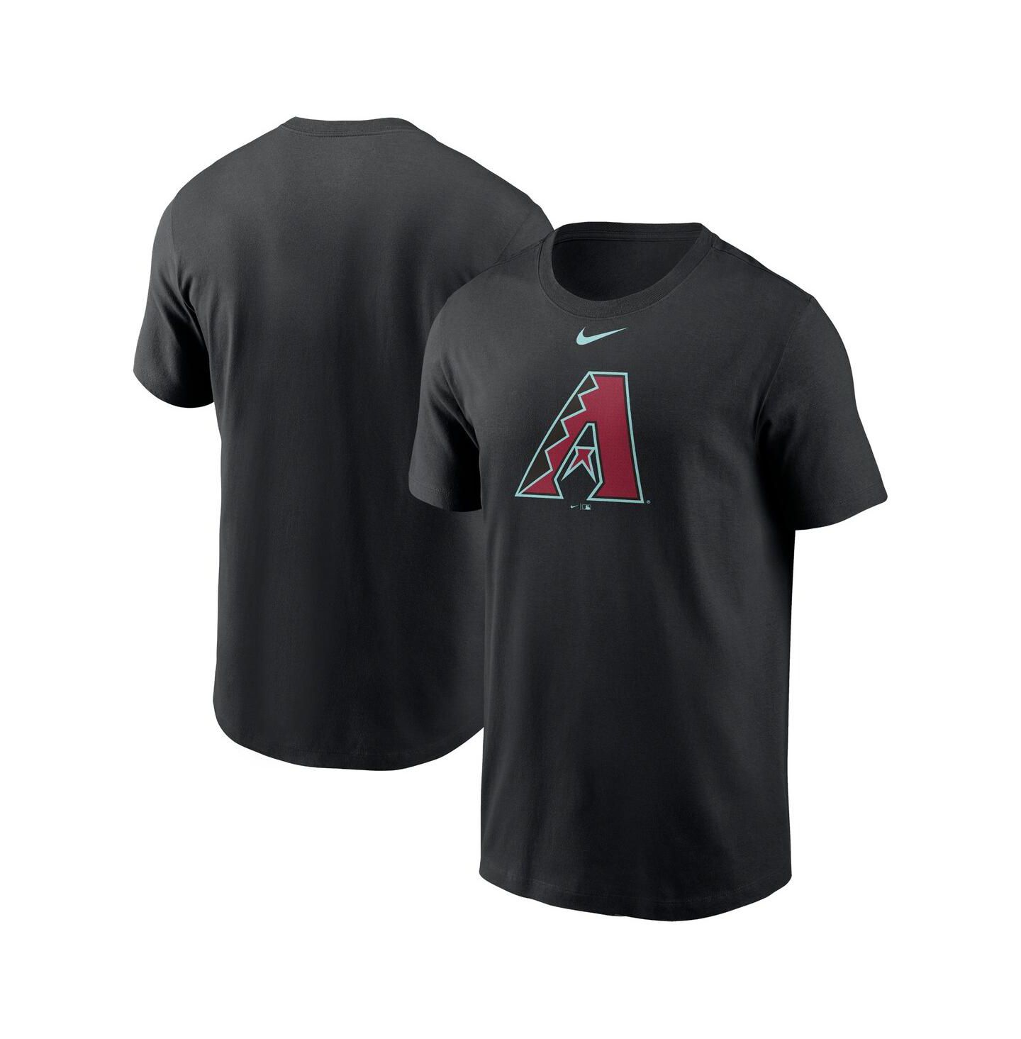 Мужская футболка Nike Black Arizona Diamondbacks Large Logo — фото 1
