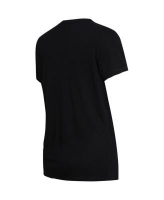 Women's Black, Gold Utah Jazz Arctic T-shirt and Flannel Pants Sleep Set