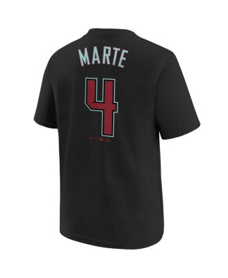 Big Boys Ketel Marte Black Arizona Diamondbacks 2024 Fuse Name and Number T-shirt