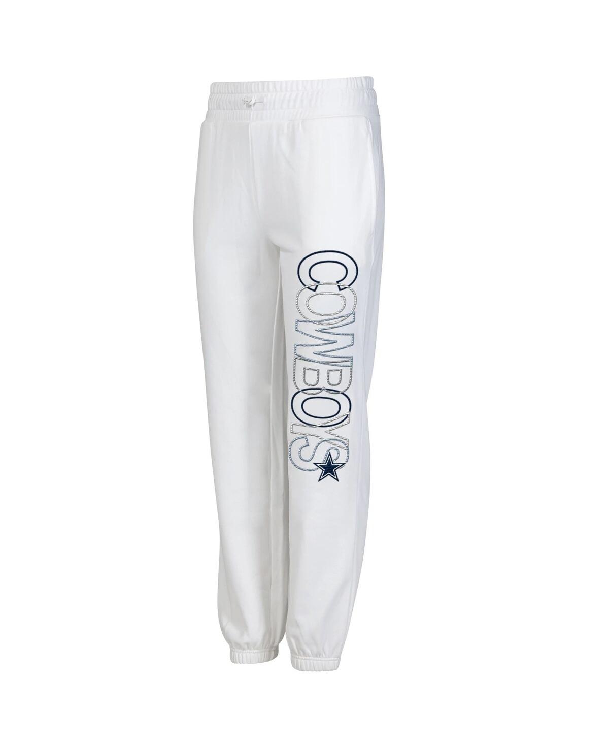 Shop Concepts Sport Women's  White Dallas Cowboys Sunray French Terry Pants