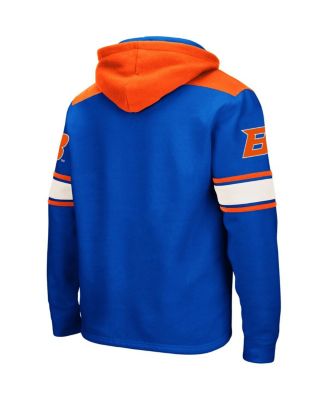 Men's Royal Boise State Broncos 2.0 Lace-Up Pullover Hoodie