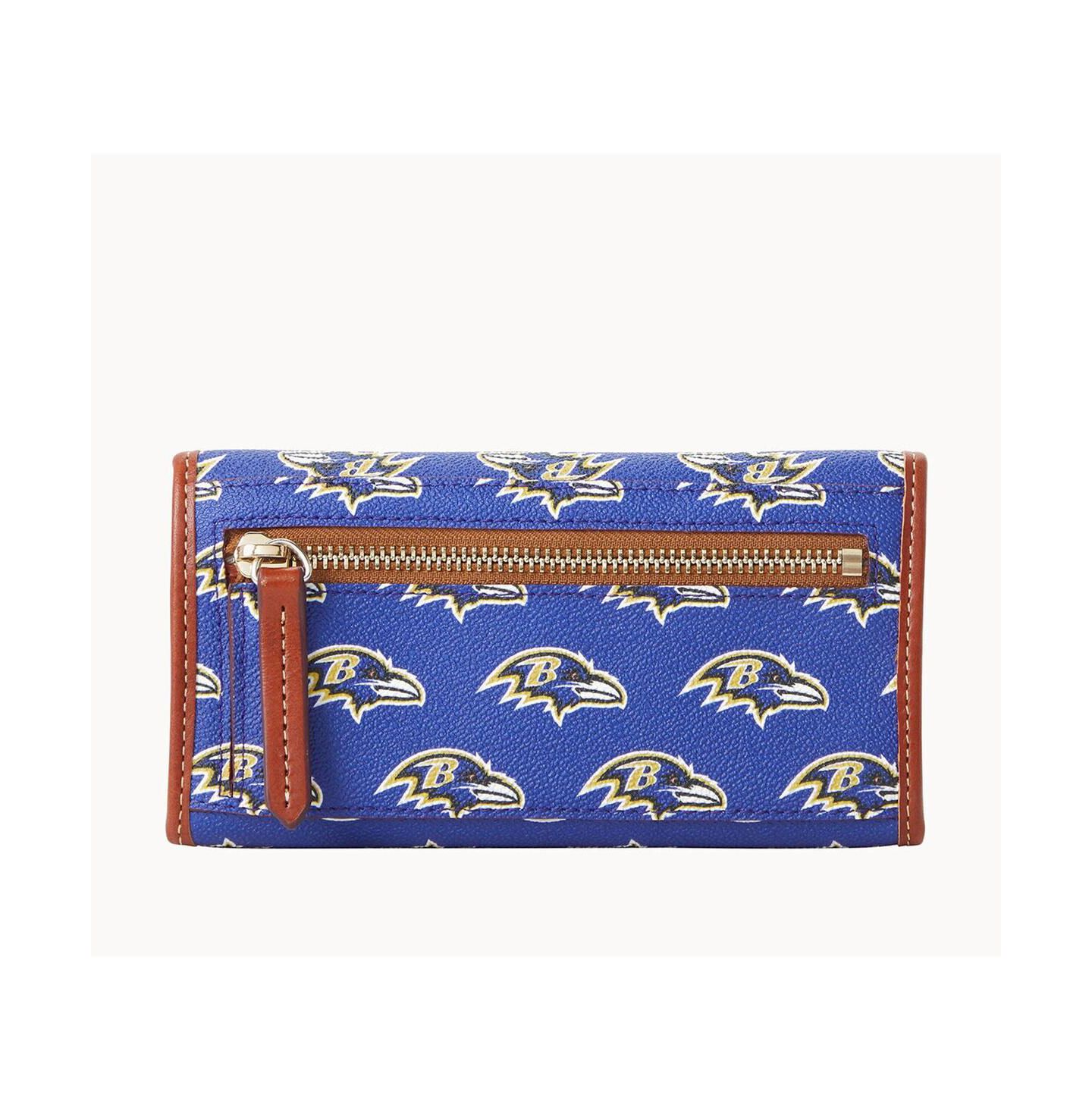 Женский клатч Dooney & Bourke Baltimore Ravens Team Color Continental Clutch — фото 3