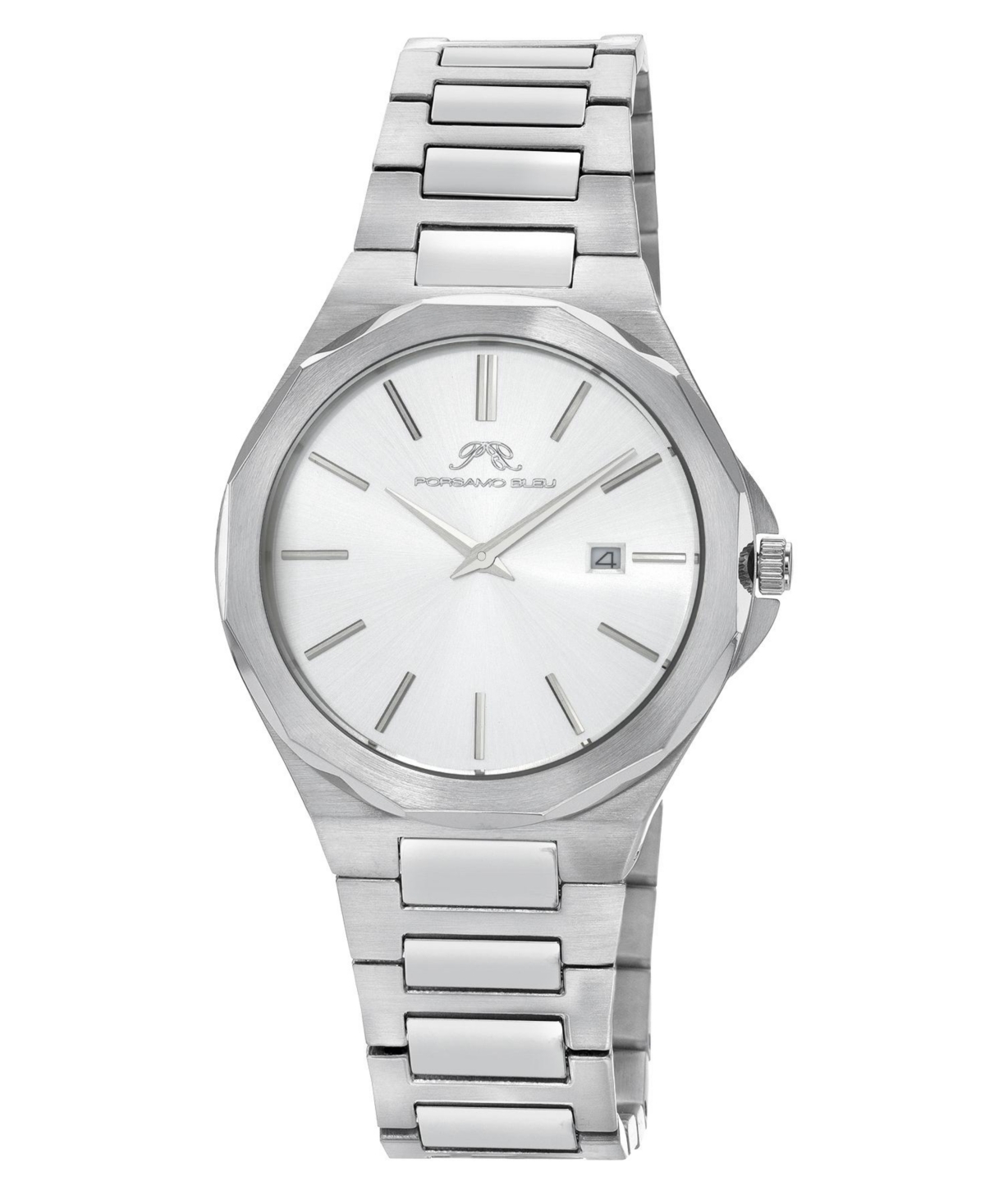 Alexander Stainless Steel Silver Tone Men's Watch 1231AALS - Silver