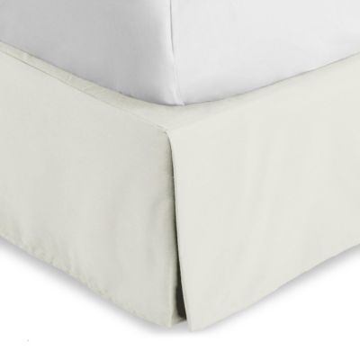 Tailored Microfiber Pleated Bedskirt, Full