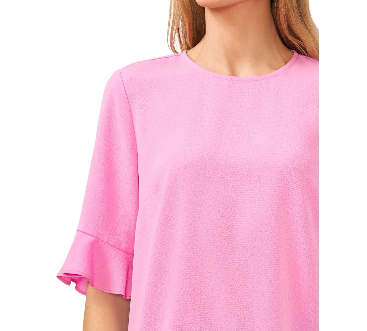 Cece Ruffle Cuff Blouse