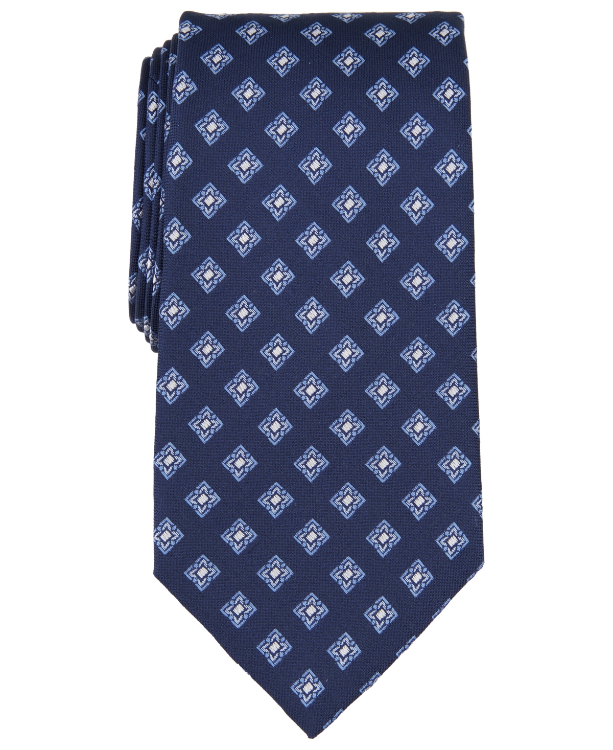 B by Brooks Brothers Men's Medallion Silk Tie - Pink