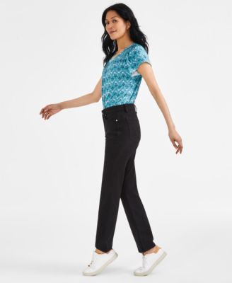 Women's Mid-Rise Curvy Bootcut Jeans, Regular, Short and Long Lengths, Created for Macy's