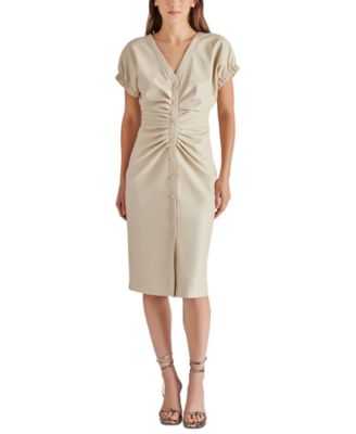 Steve Madden - Women's Arin Gathered Midi Dress