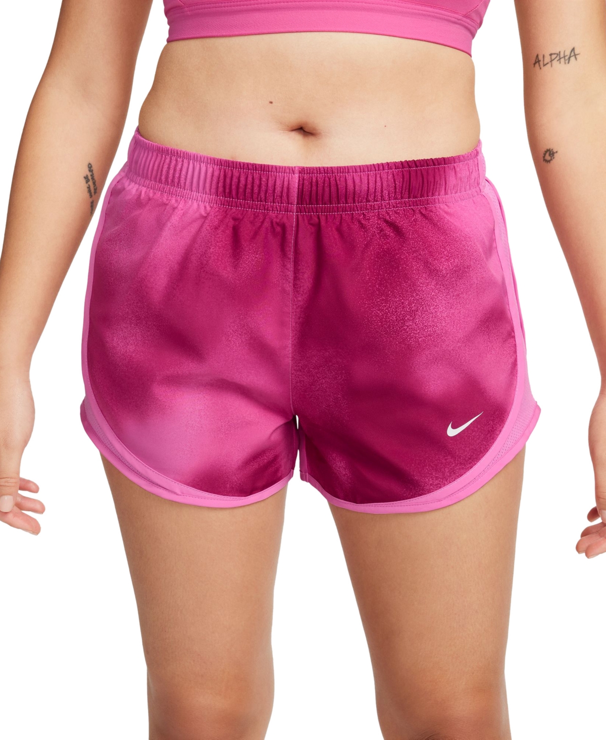Shop Nike Women's Tempo Running Shorts In Playful Pink