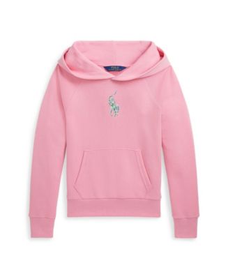 Polo ralph discount lauren hoodie pink