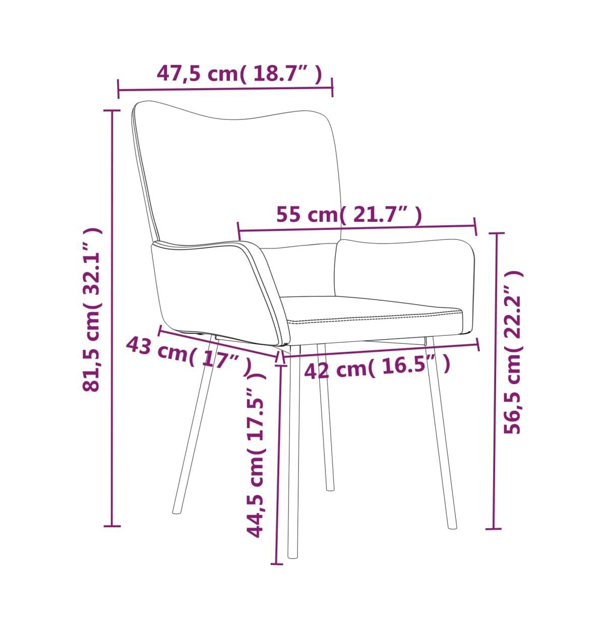 Dining Chairs 2 pcs Cream Velvet