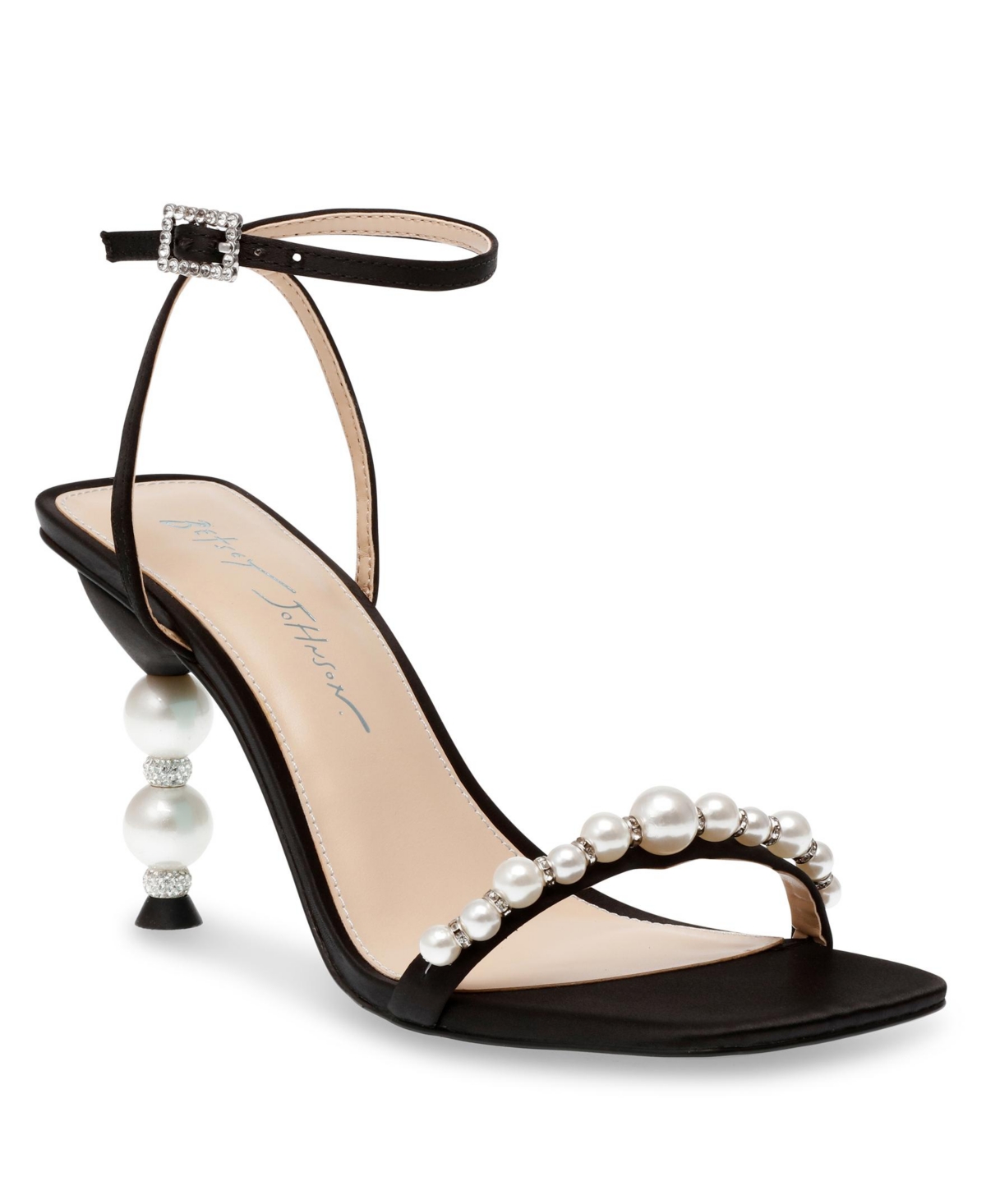 Women's Jacy Strappy Embellished Evening Sandals - Ivory