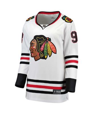 Women's Connor Bedard White Chicago Blackhawks Away Premier Breakaway Player Jersey