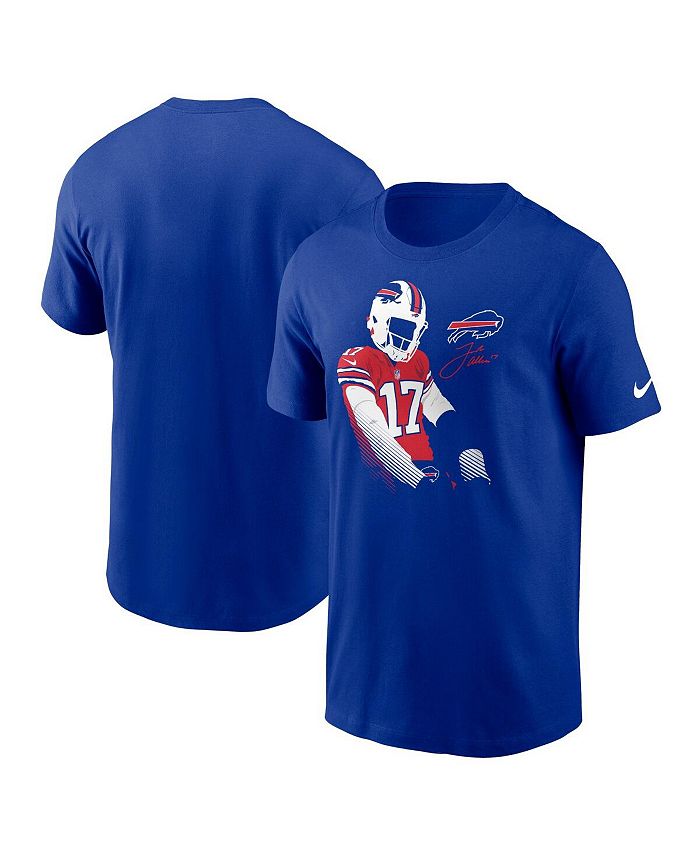 Nike Men's Josh Allen Royal Buffalo Bills Player Graphic T-shirt - Macy's