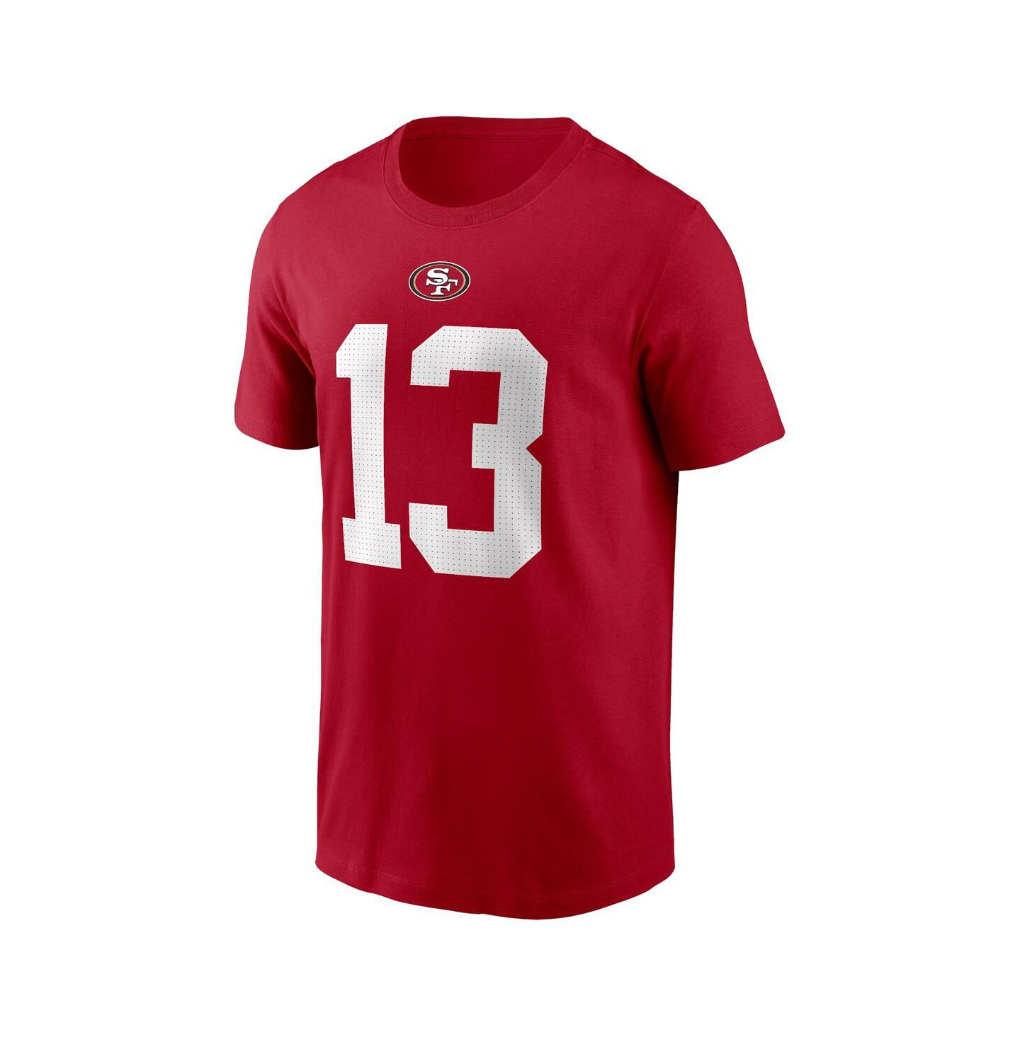 Футболка Nike Brock Purdy Scarlet San Francisco 49ers Player Name and Number T-shirt для мальчиков — фото 3