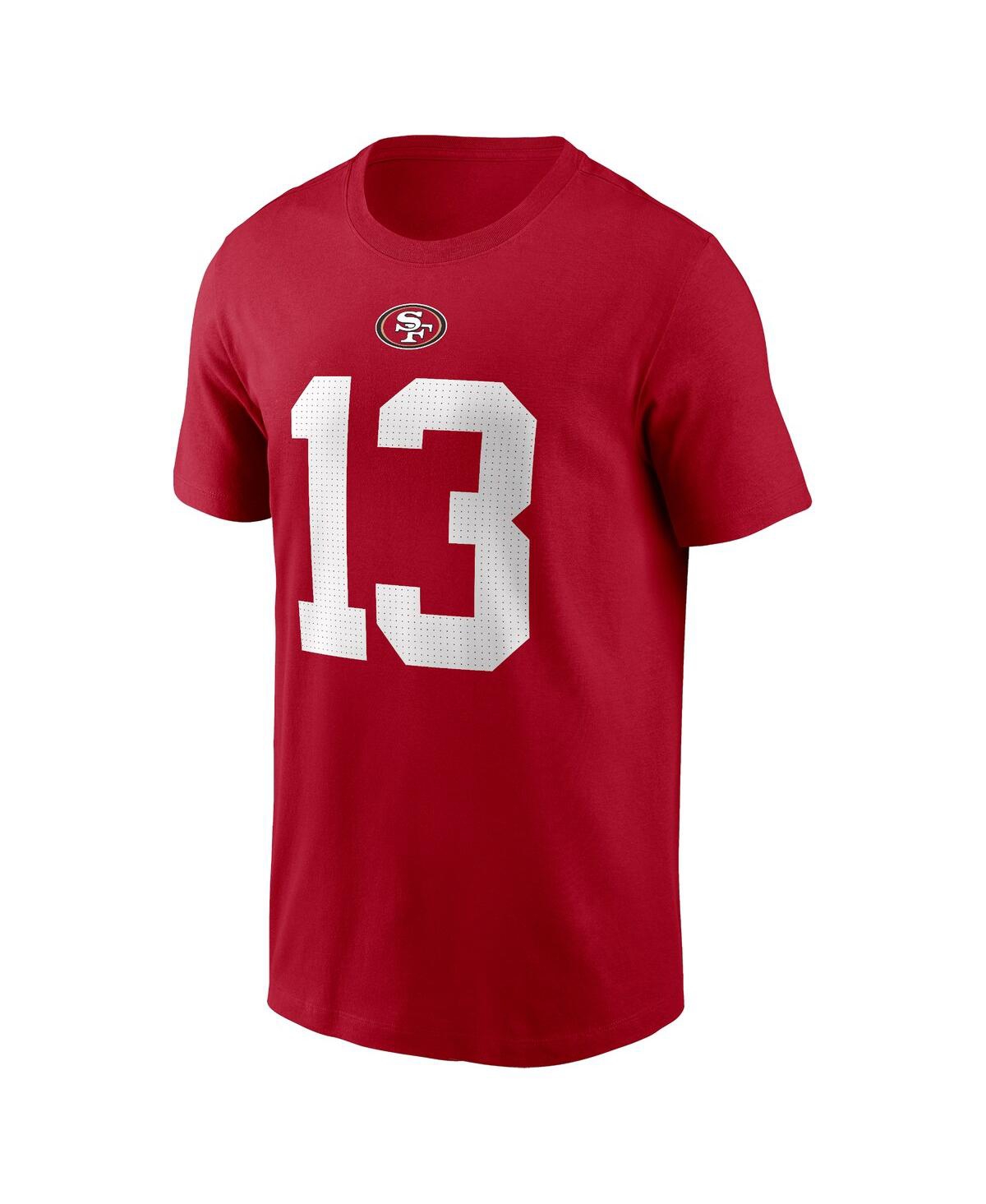 Big Boys Nike Brock PurdySan Francisco 49ers Player Name and Number T-shirt - Scarlet
