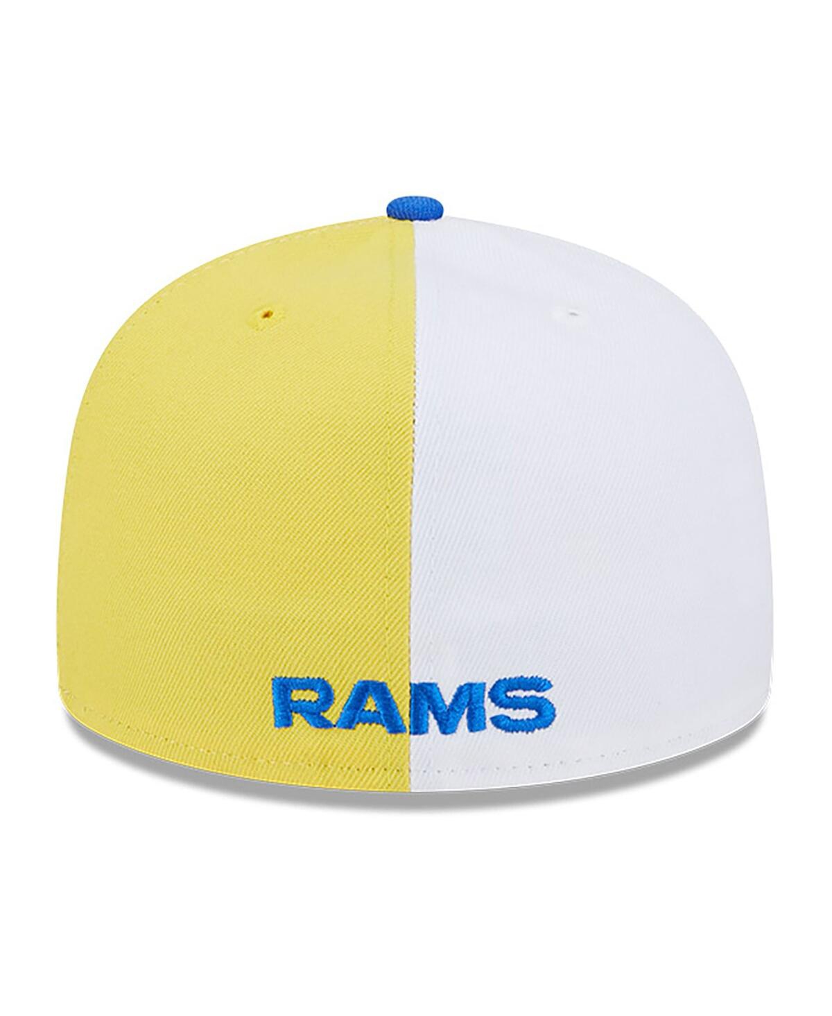 New Era Men's  Gold, Royal Los Angeles Rams 2023 Sideline 9fifty Snapback Hat In Gold,royal