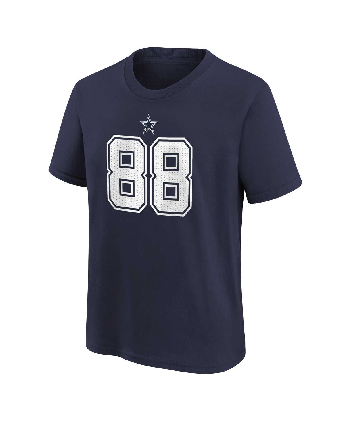Nike Preschool Boys And Girls  Ceedee Lamb Navy Dallas Cowboys Player Name And Number T-shirt In Navy