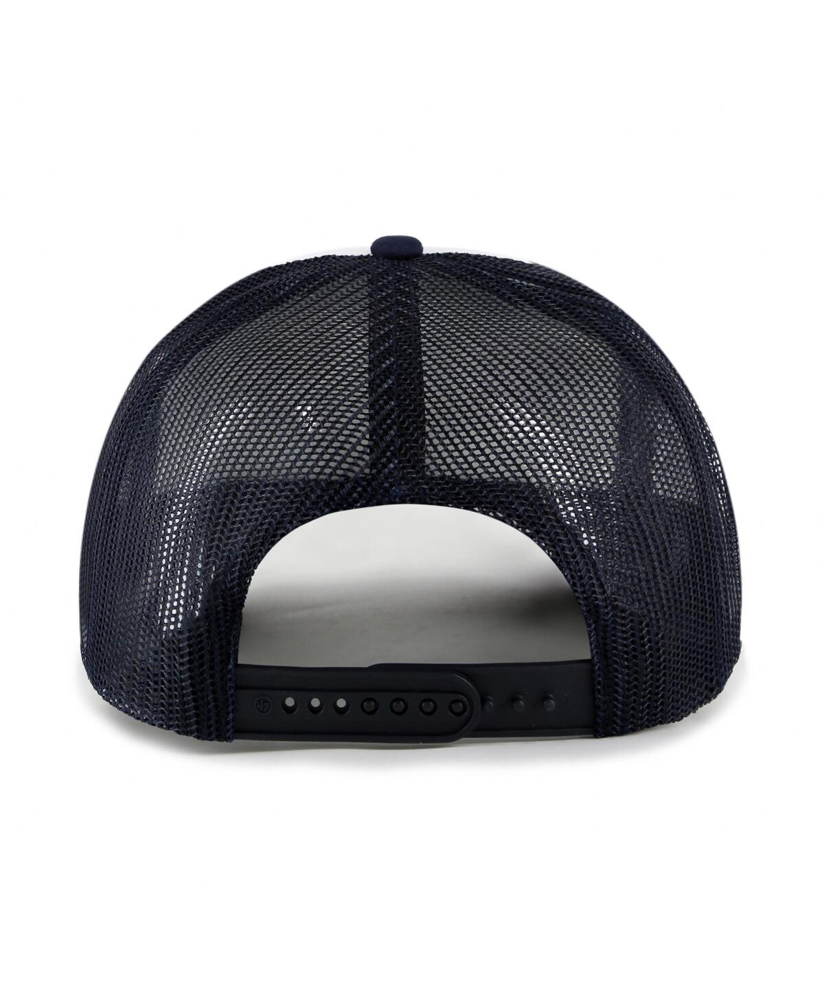 Men's '47 Brand Navy Michigan Wolverines Article Foam Front Trucker Hat - Navy