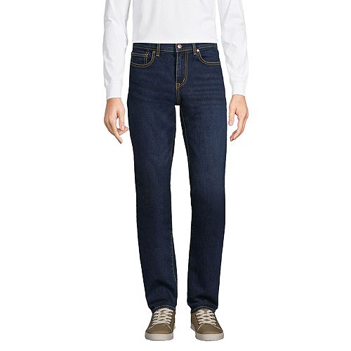 alfani Lands' End Men's Recover 5 Pocket Traditional Fit Denim Jeans Men's Fashion & Accessories