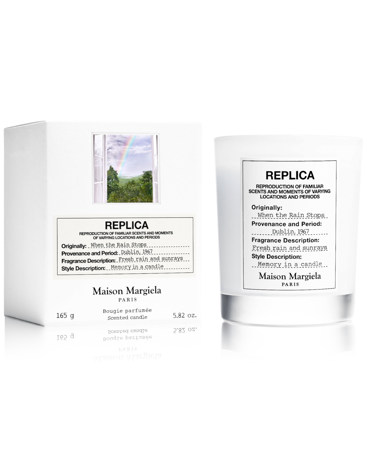 Maison Margiela Replica When The Rain Stops Scented Candle, oz