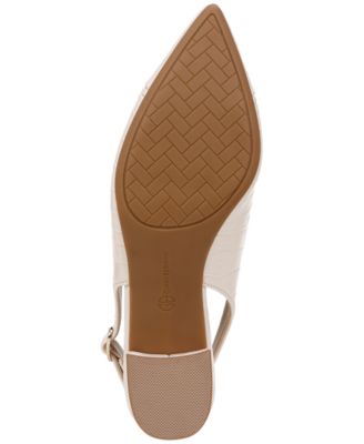 Women's Blaaise Memory Foam Block Heel Slingback Pumps, Created for Macy's