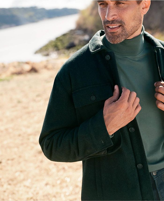 Lands' End Men's SuperT Turtleneck TShirt Macy's